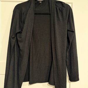 Banana Republic Charcoal Knit Cardigan
